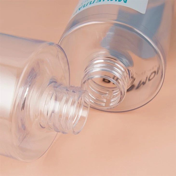 Transparent PET Face Lotion Packaging Bottle With Screw Cap high quality