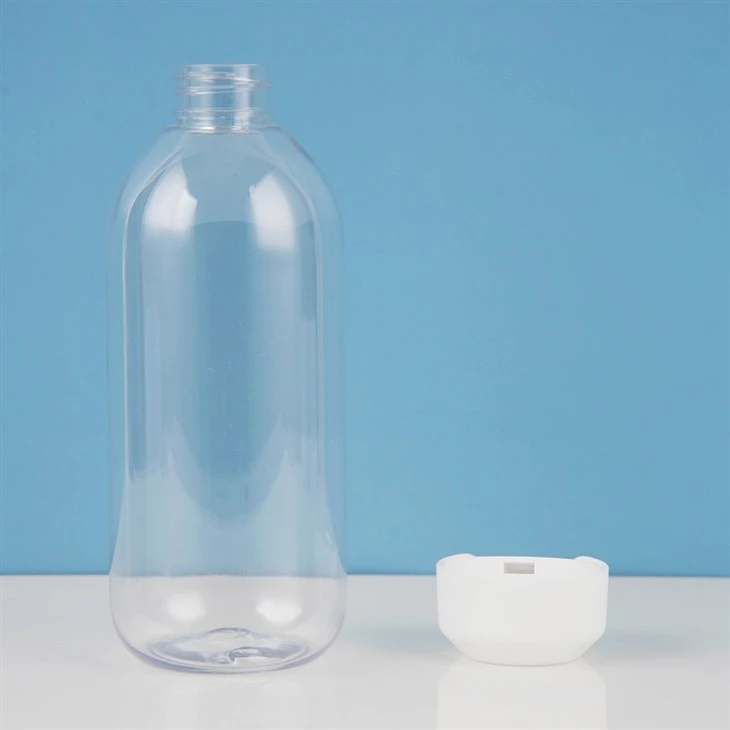 Transparent PET Face Lotion Packaging Bottle With Screw Cap suppliers